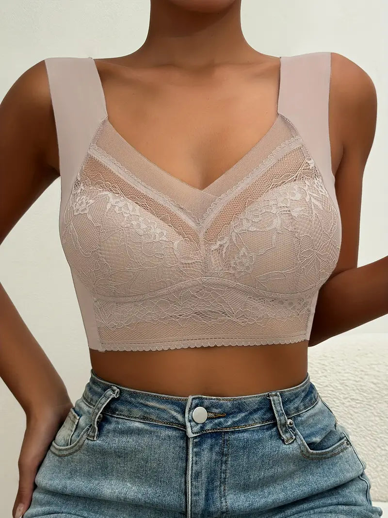 Sujetador de encaje tipo bralette