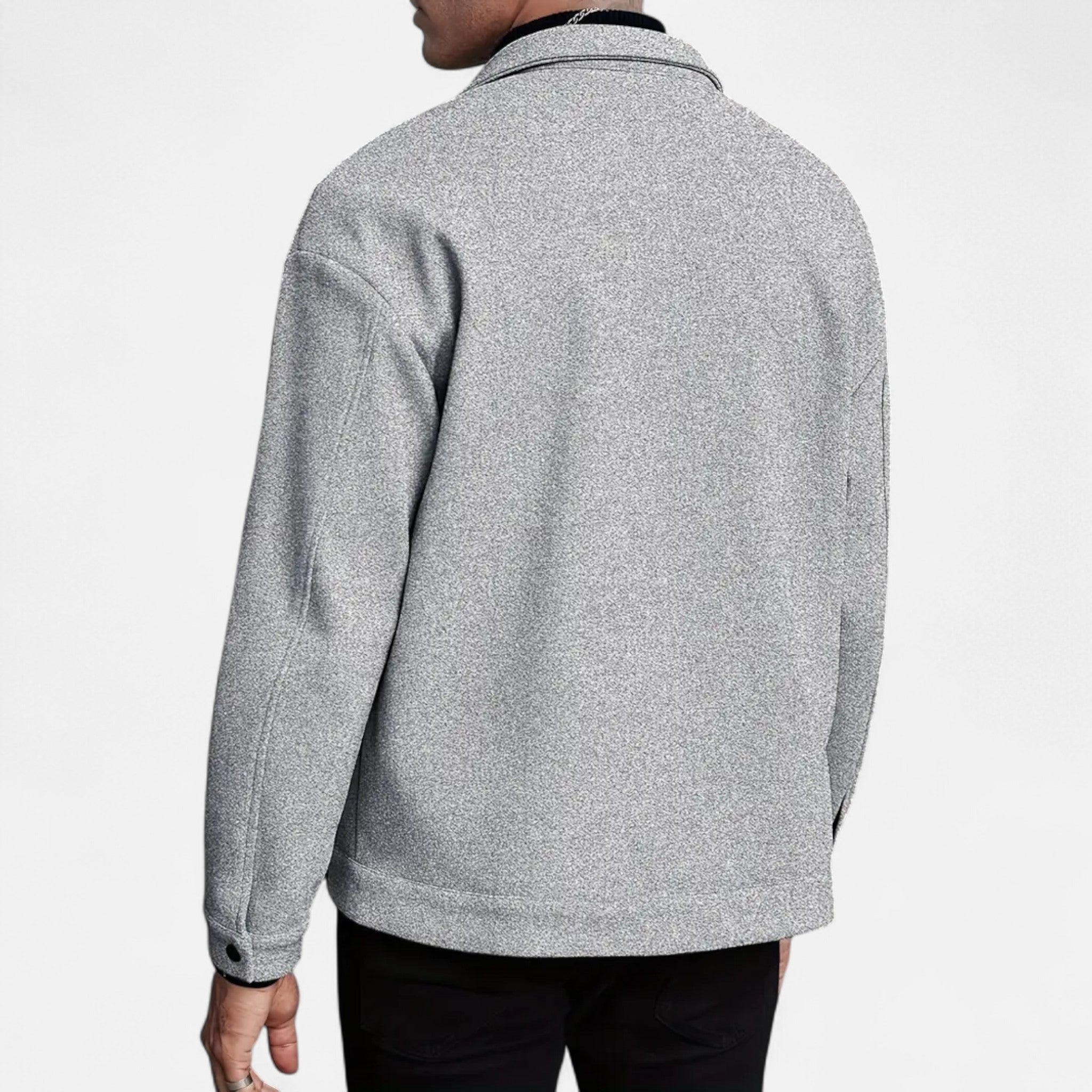 Velclairemode | European Men's Jacket with Lapel Collar for Spring and Autumn