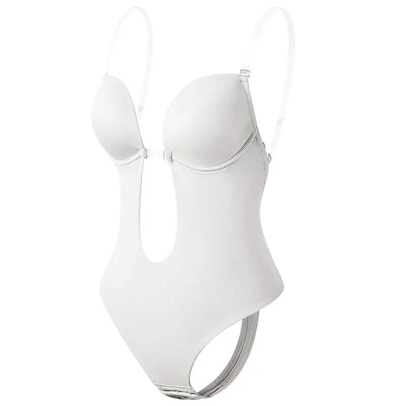 Women's Body Shaper Deep V-Neck Backless
