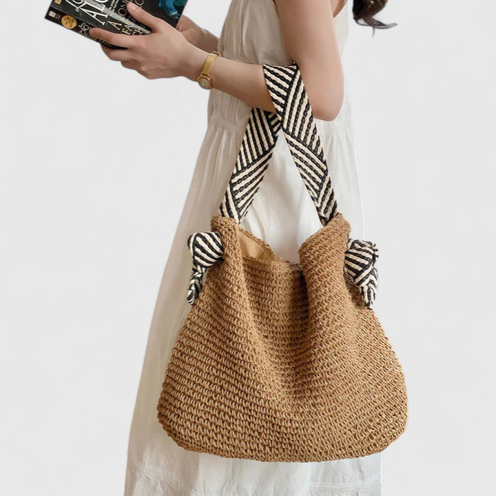 Sac épaule femme tressé style bohème