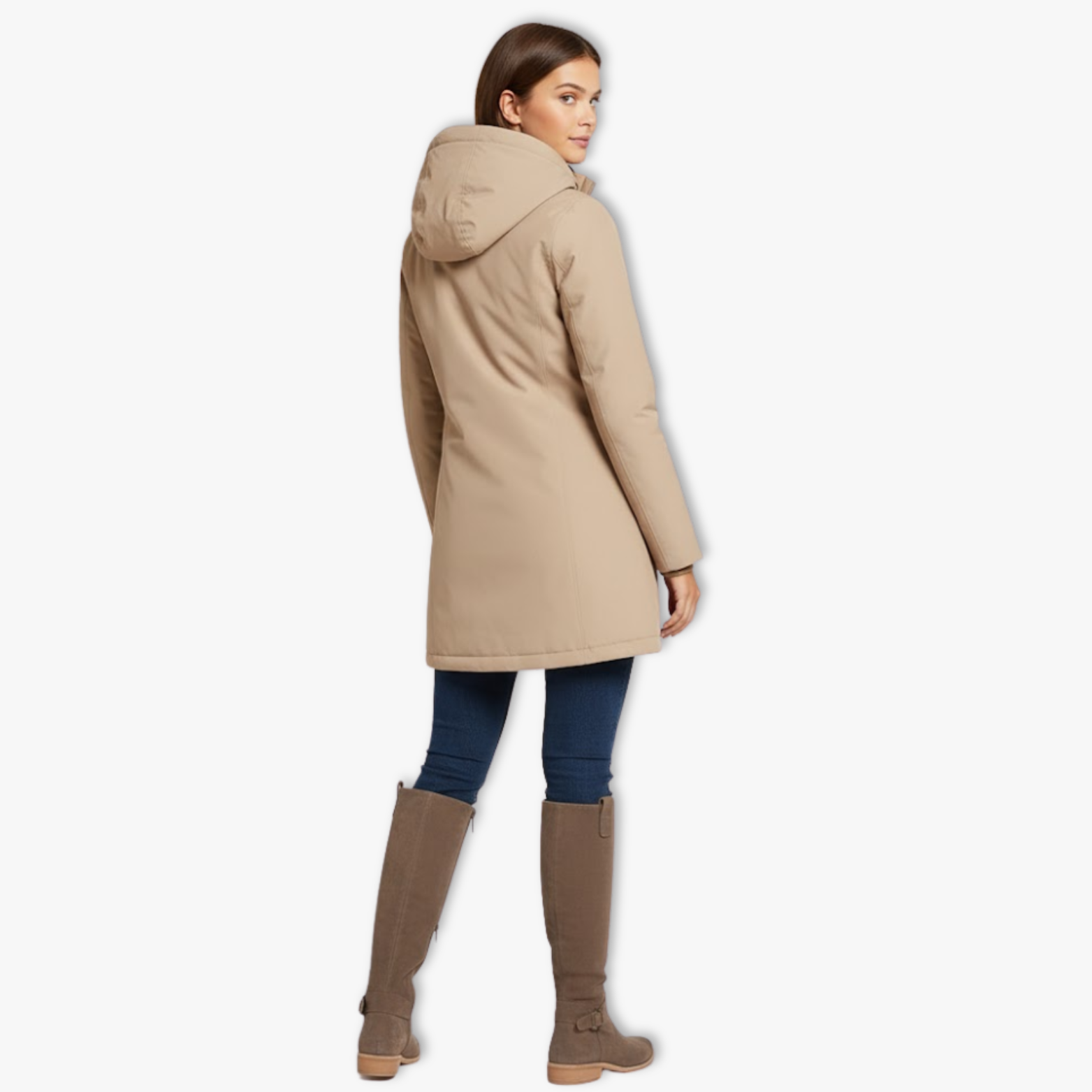 Bottes Cuissardes en Suédine Femme à Talon Bas avec Zip Latéral – Automne/Hiver