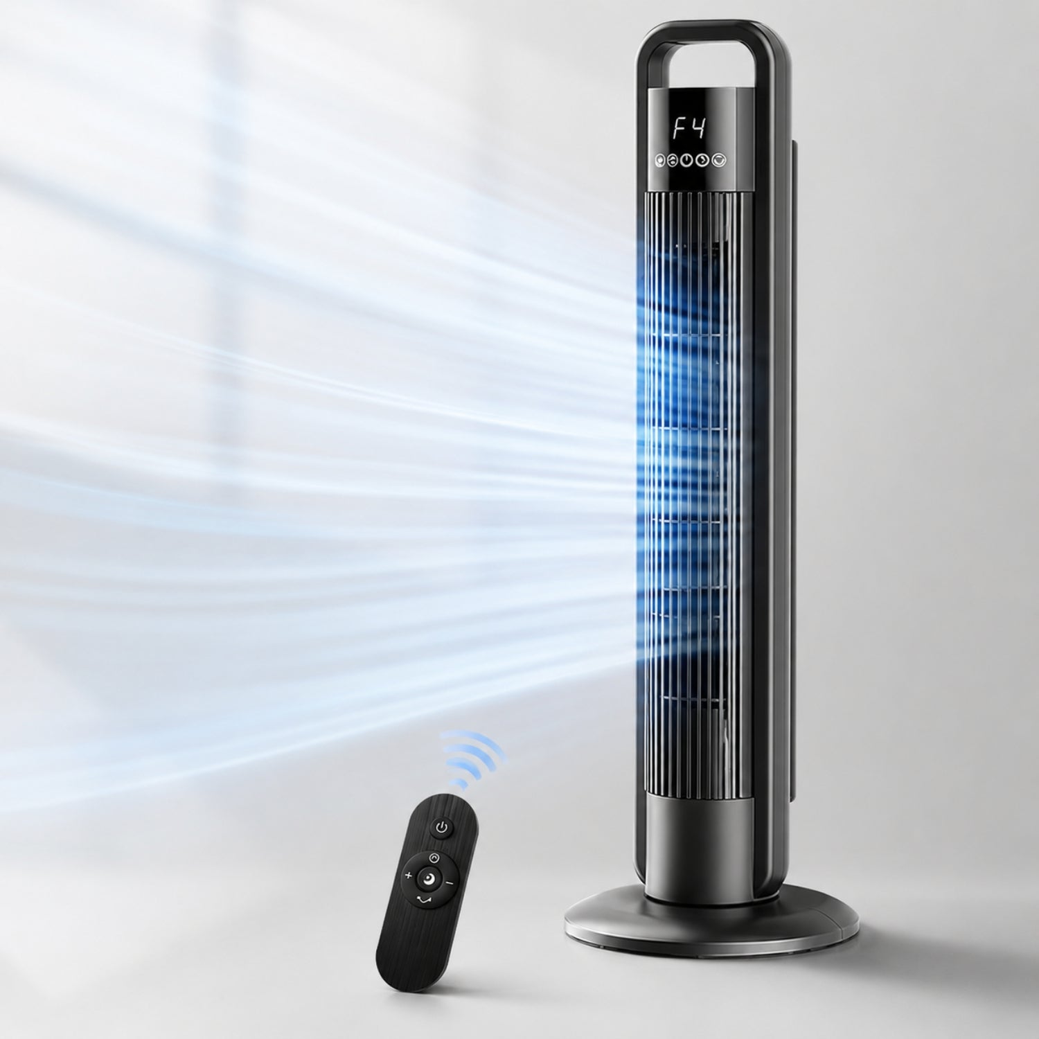 Ventilador de Coluna com Controle Remoto e Oscilação