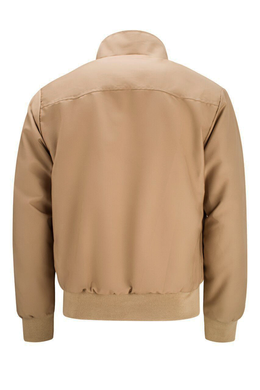 Homme Blouson Casual Quotidien Doublure Écossaise Coupe Intemporelle