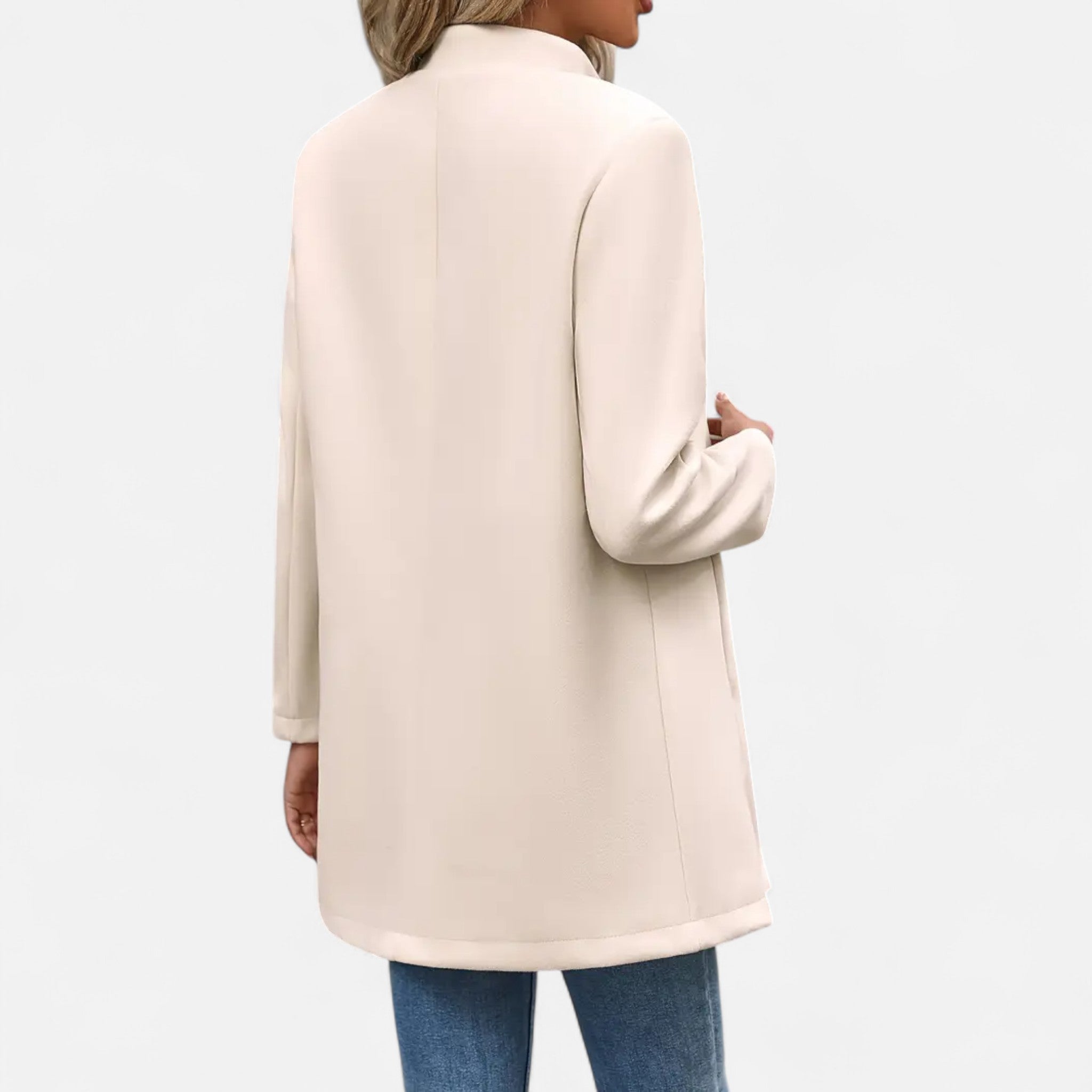 Velclairemode | Elegant Women's Buttoned Blazer for Fall-Spring