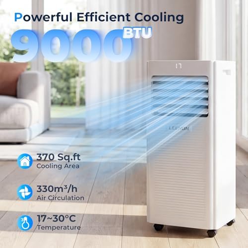 Ar Condicionado Portátil 3 em 1 9000 BTU para Pequenos Ambientes e Quartos