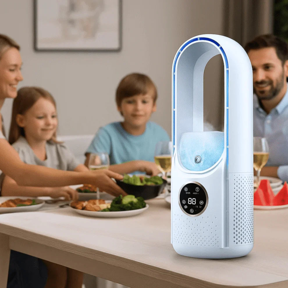 Enfriador de aire portátil USB sin aspas