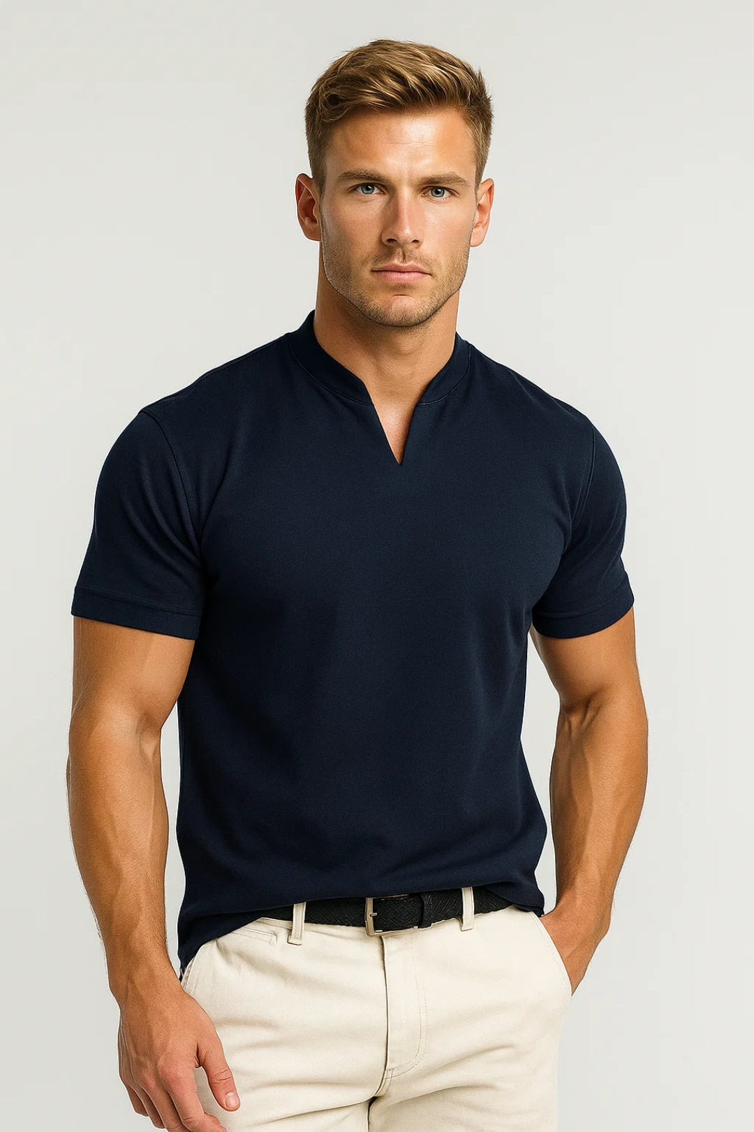 Men's Split Collar Shirt