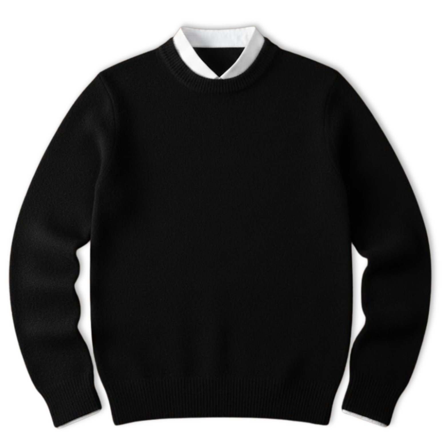 Pull Tricoté Oversize Homme à Col Rond Coupe Ample Décontractée