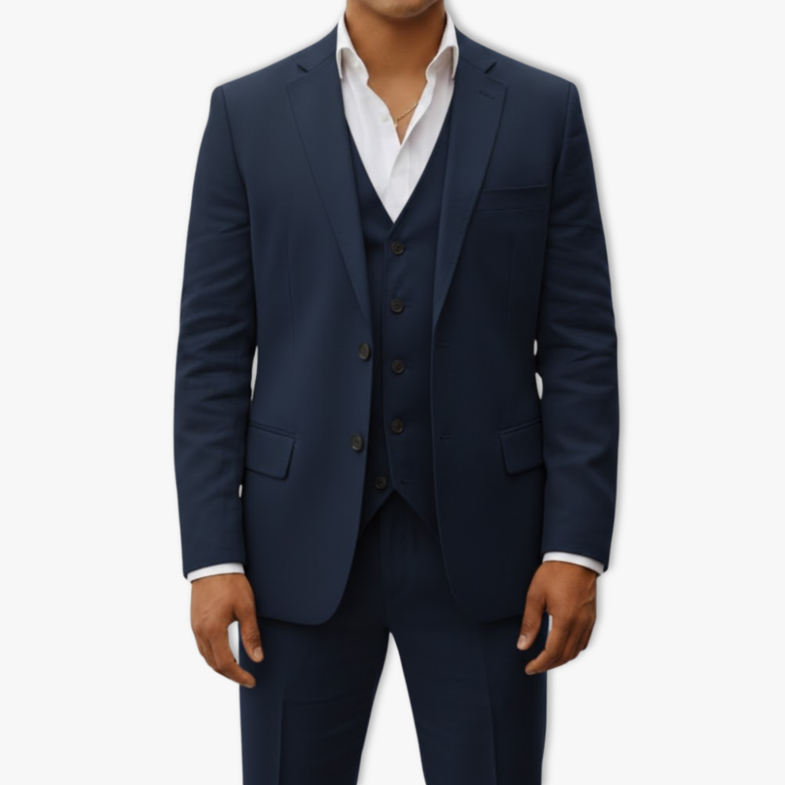 Costume 3 pièces en lin pour homme – Ensemble Tuxedo décontracté d’été pour la plage