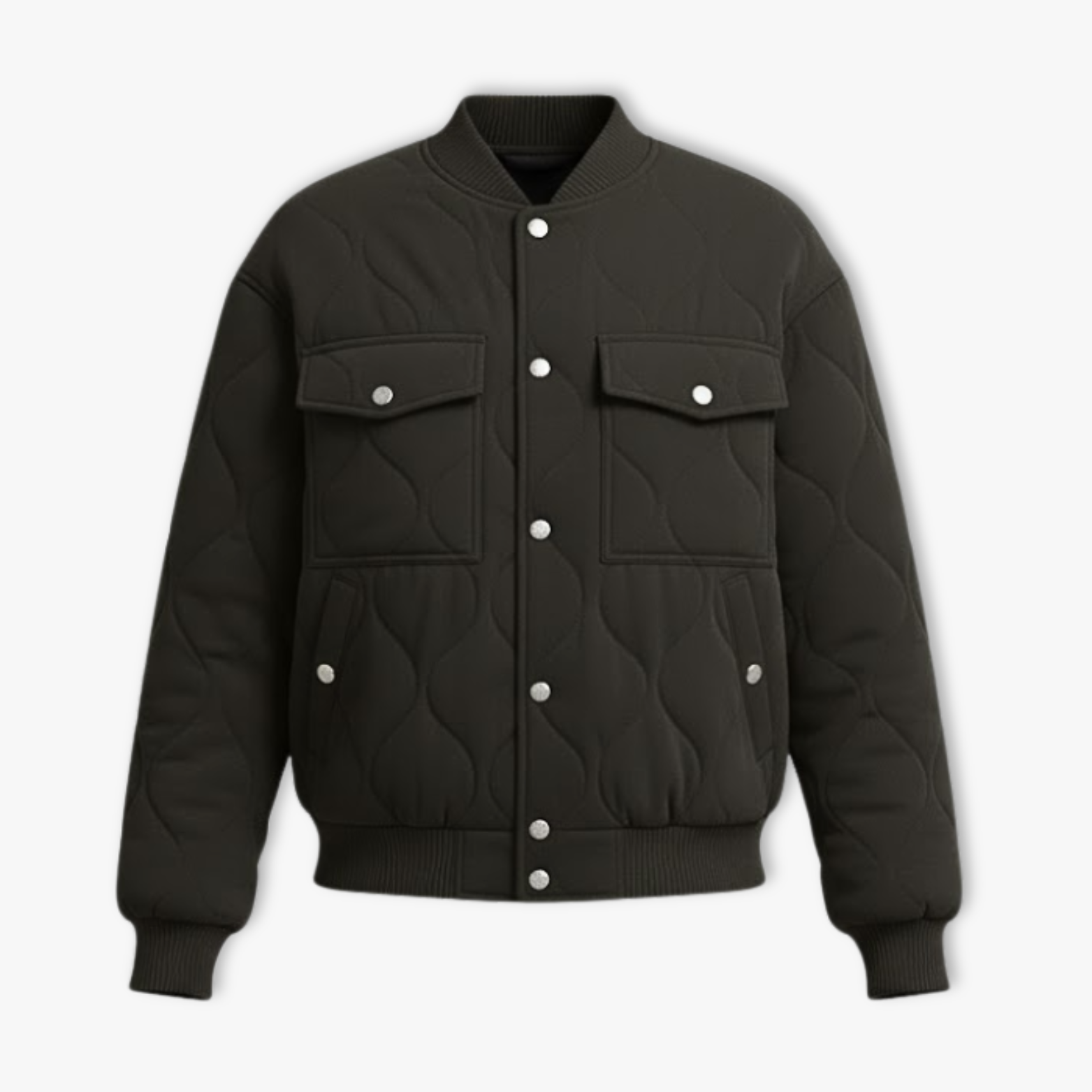 Veste Bomber Matelassée Oversize Femme Automne Hiver