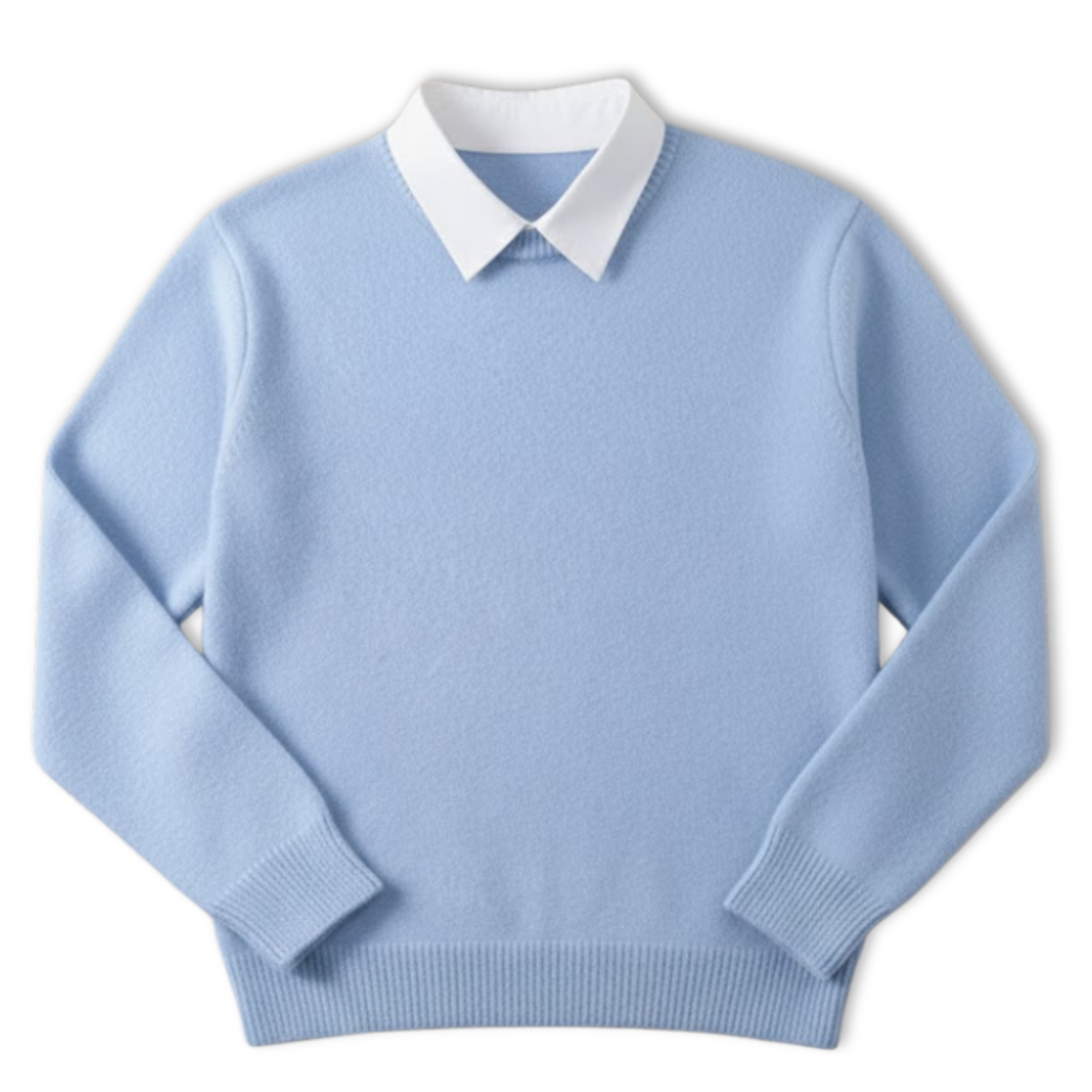 Pull Tricoté Oversize Homme à Col Rond Coupe Ample Décontractée