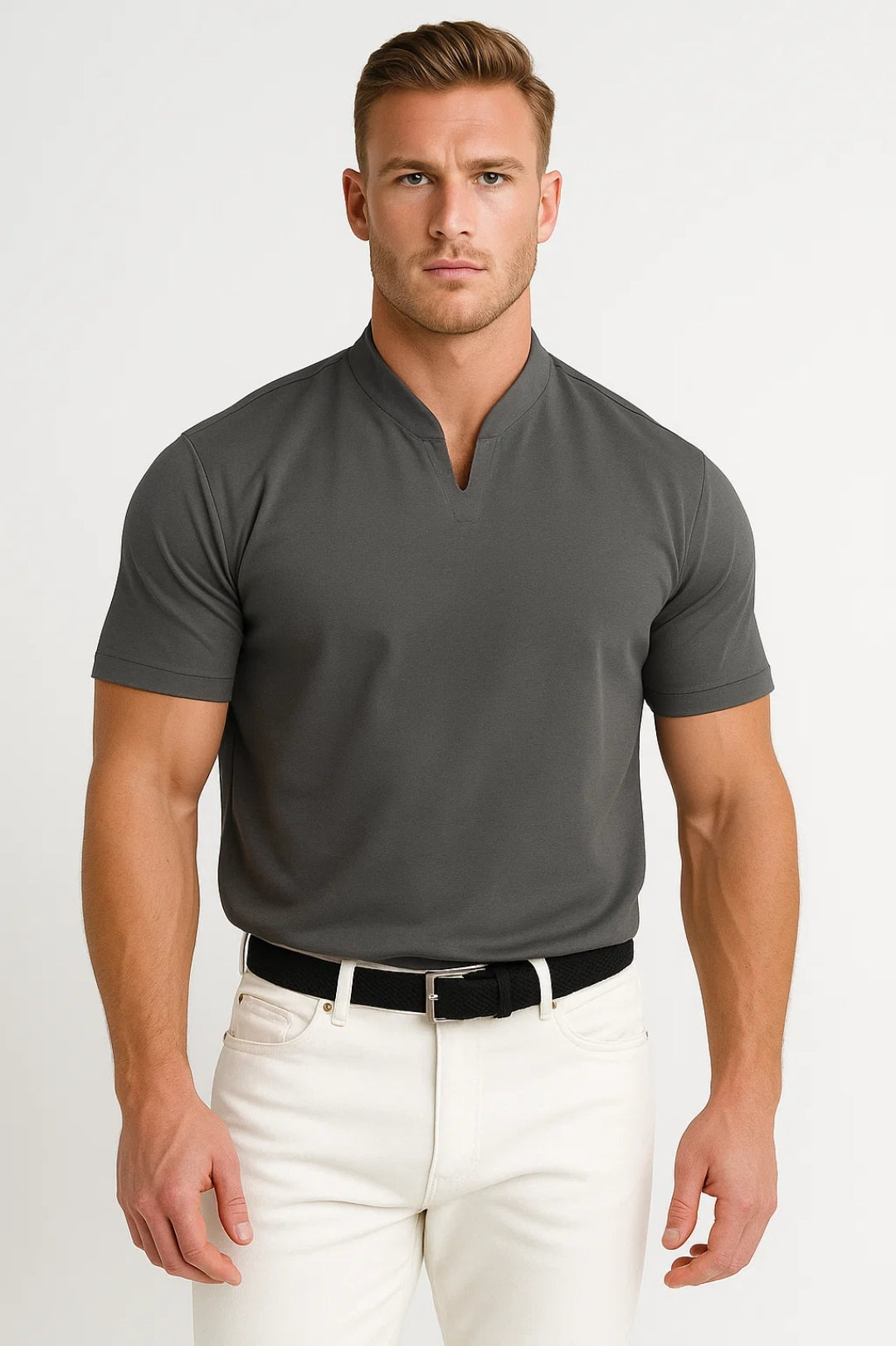Men's Split Collar Shirt