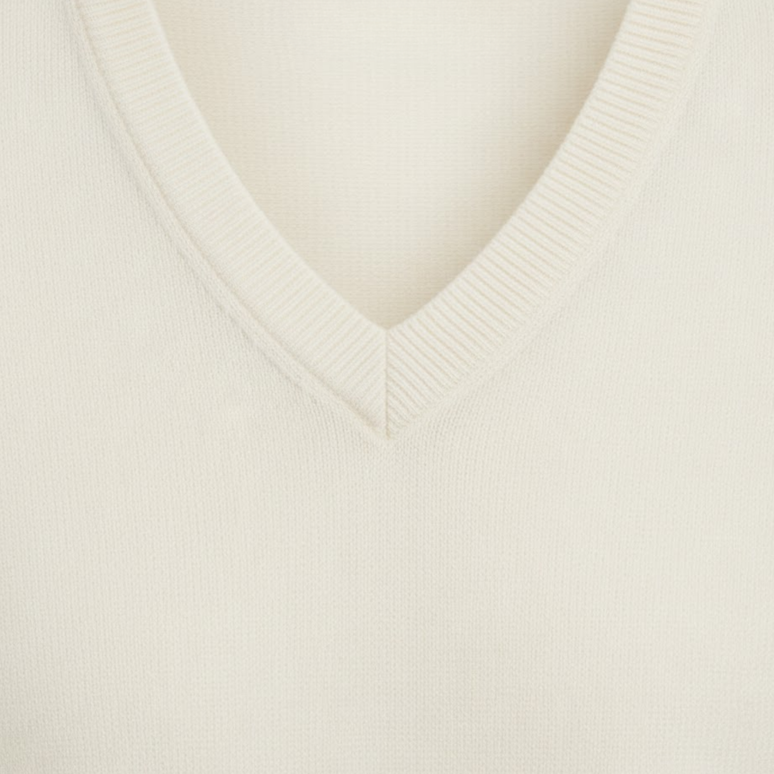 Pull en coton à col en V pour hommes, manches longues, coupe ample, décontracté