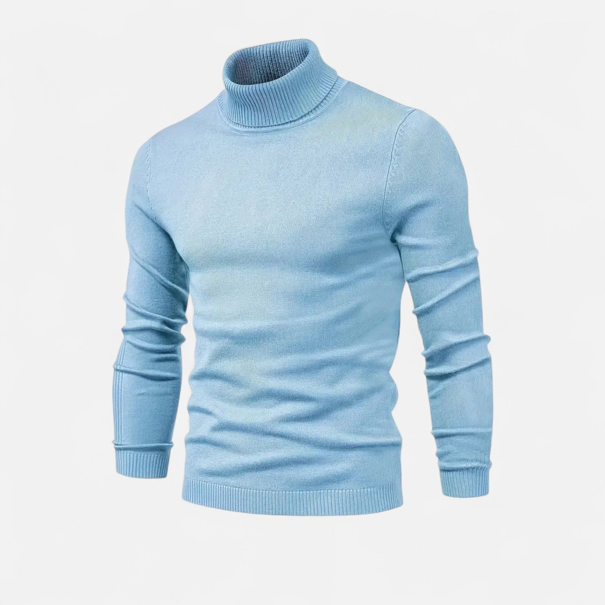 Velclairemode | Men's Thermal Top with Stand-Up Collar for Autumn and Winter