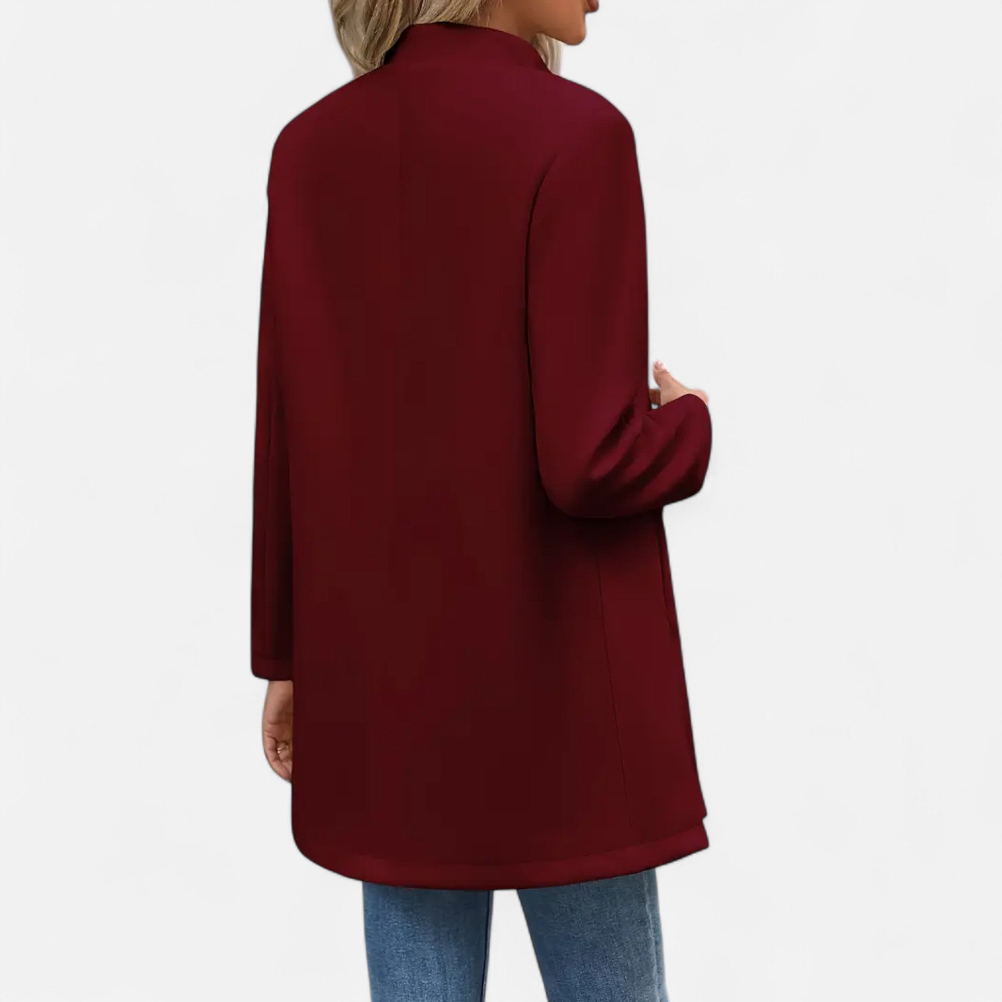 Velclairemode | Elegant Women's Buttoned Blazer for Fall-Spring