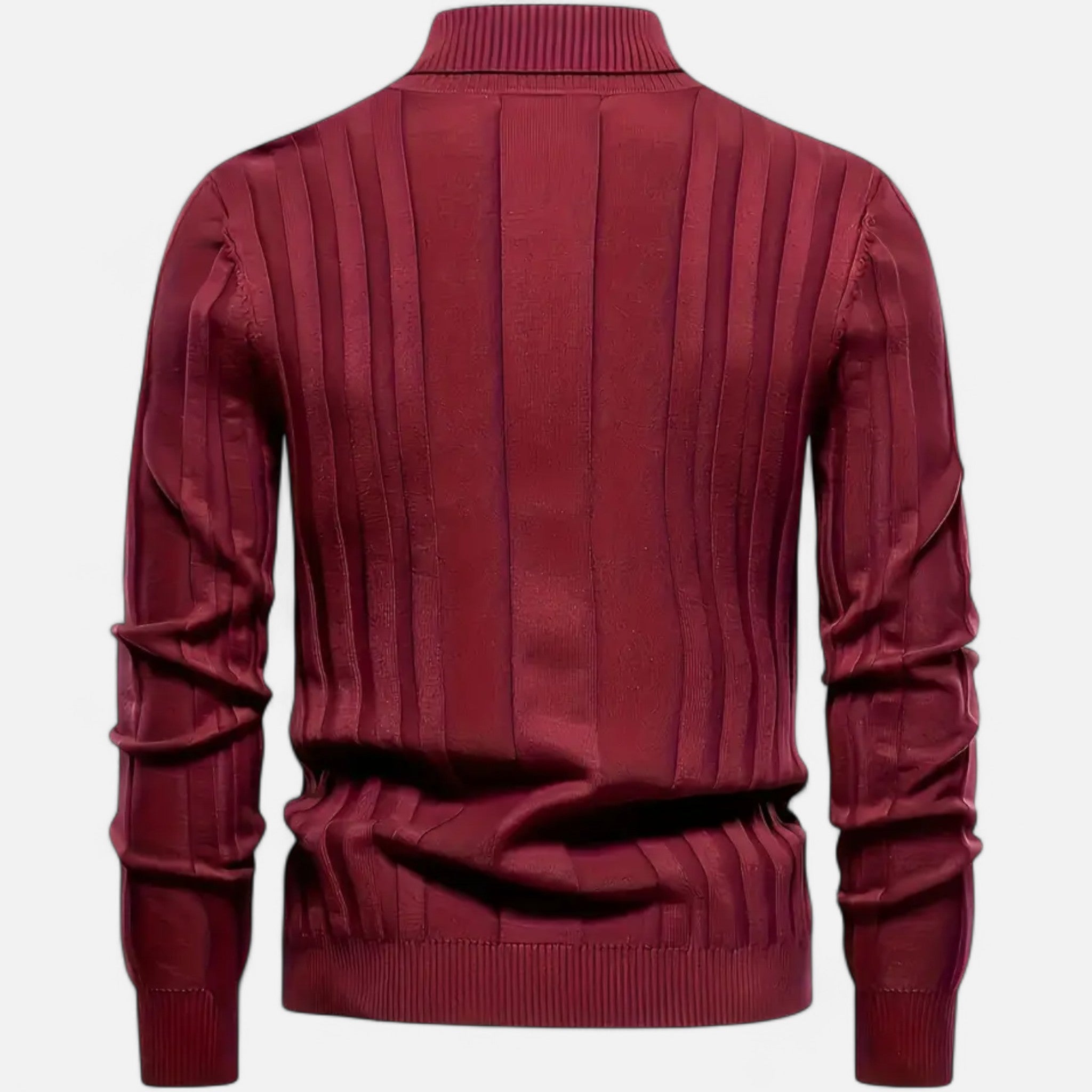 Velclairemode | Men's Thermal Stand-Up Collar Sweater for Autumn and Winter