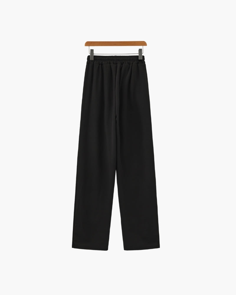 Ensemble de Détente en Coton pour Homme avec Chemise à Revers et Pantalon Large