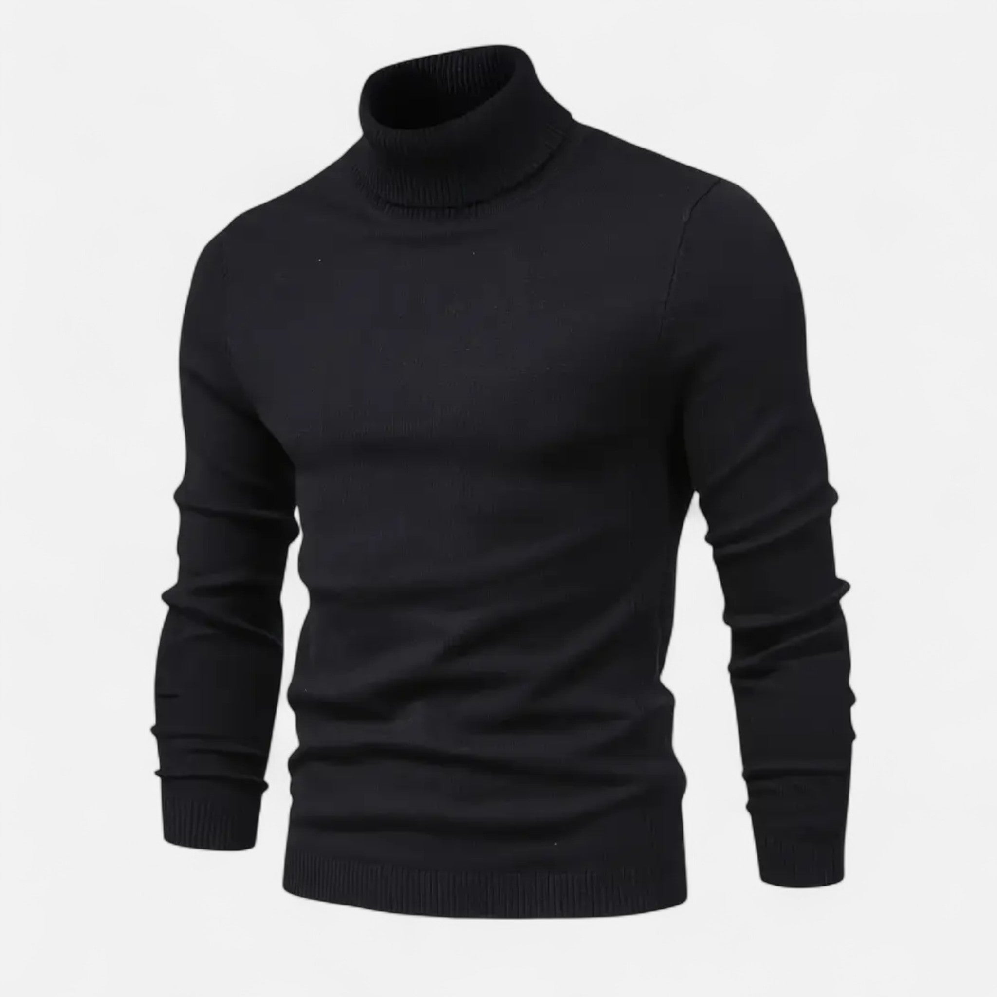Velclairemode | Men's Thermal Top with Stand-Up Collar for Autumn and Winter