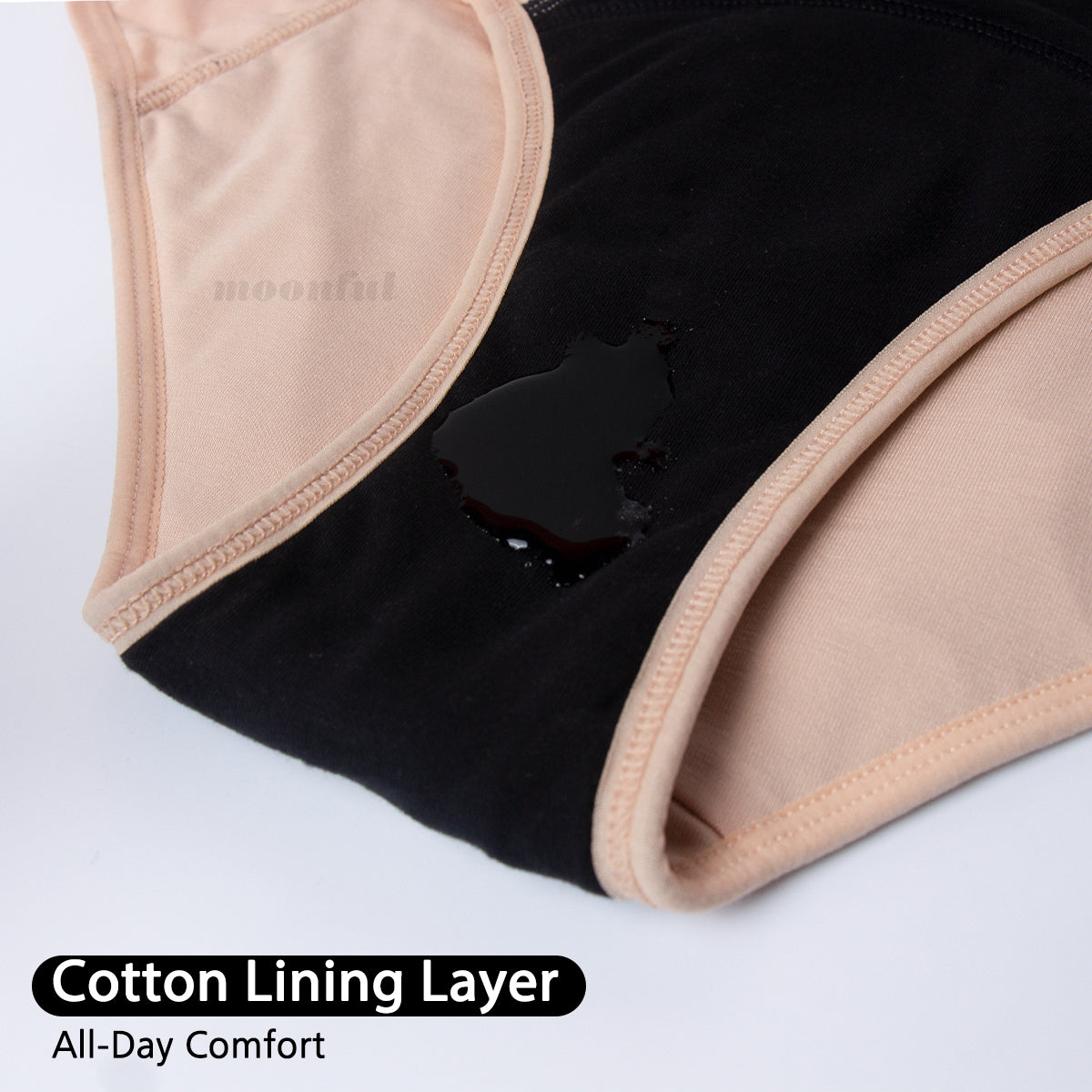 Culotte assorbente per il ciclo, confezione da 3 pezzi