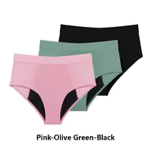 Culotte assorbente per il ciclo, confezione da 3 pezzi