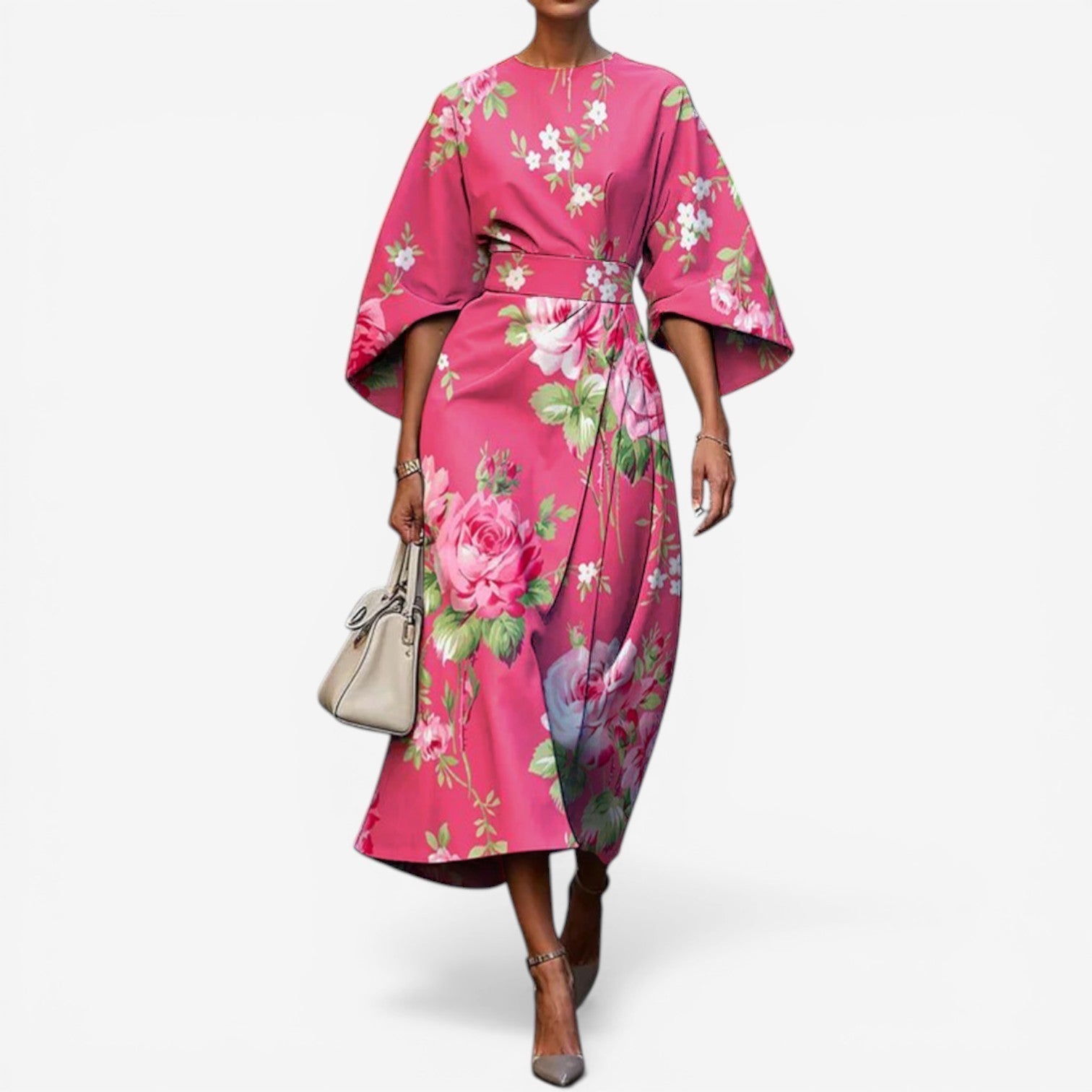 Robe kimono pour femmes — patchwork multicolore — événement culturel