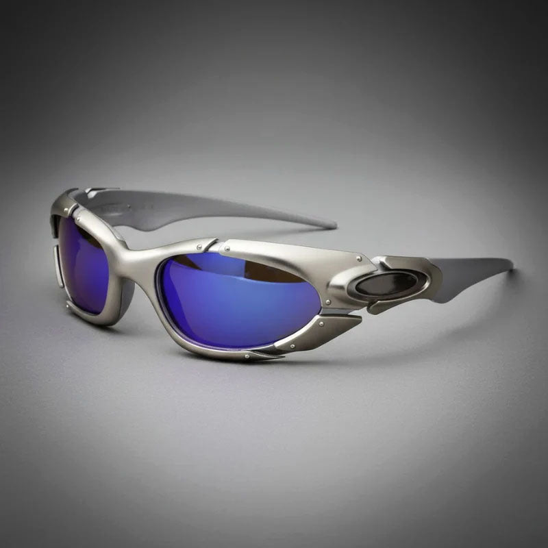 Polarized Sports Sunglasses with Reflective Lenses and UV400 Protection