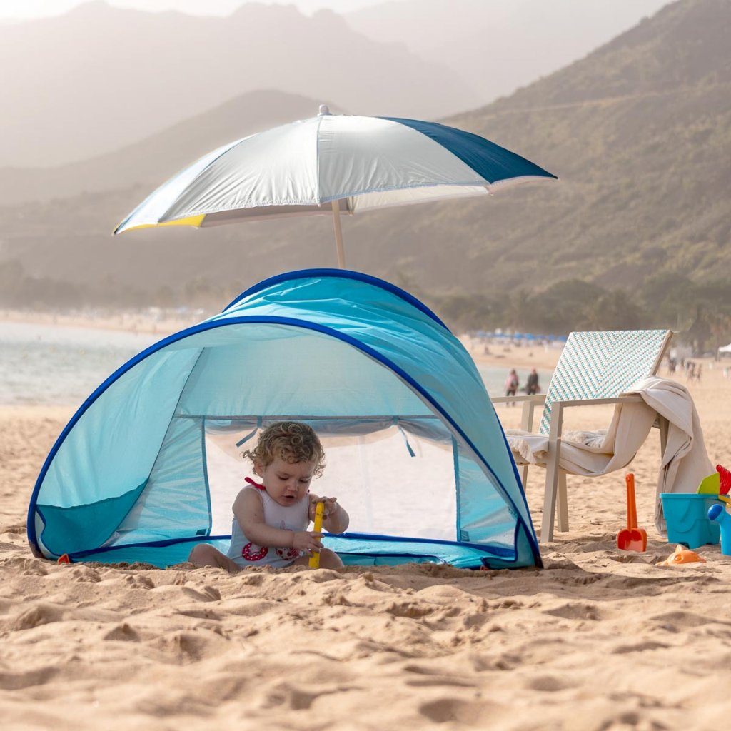 Tenda da Spiaggia per Bambini con Piscina