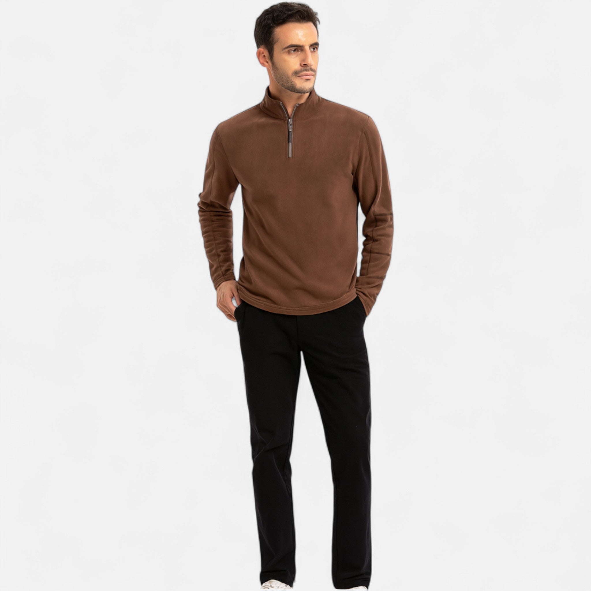 Velclairemode | Veste Polaire Homme Épaissie – Chaleur Absolue & Élégance Décontractée