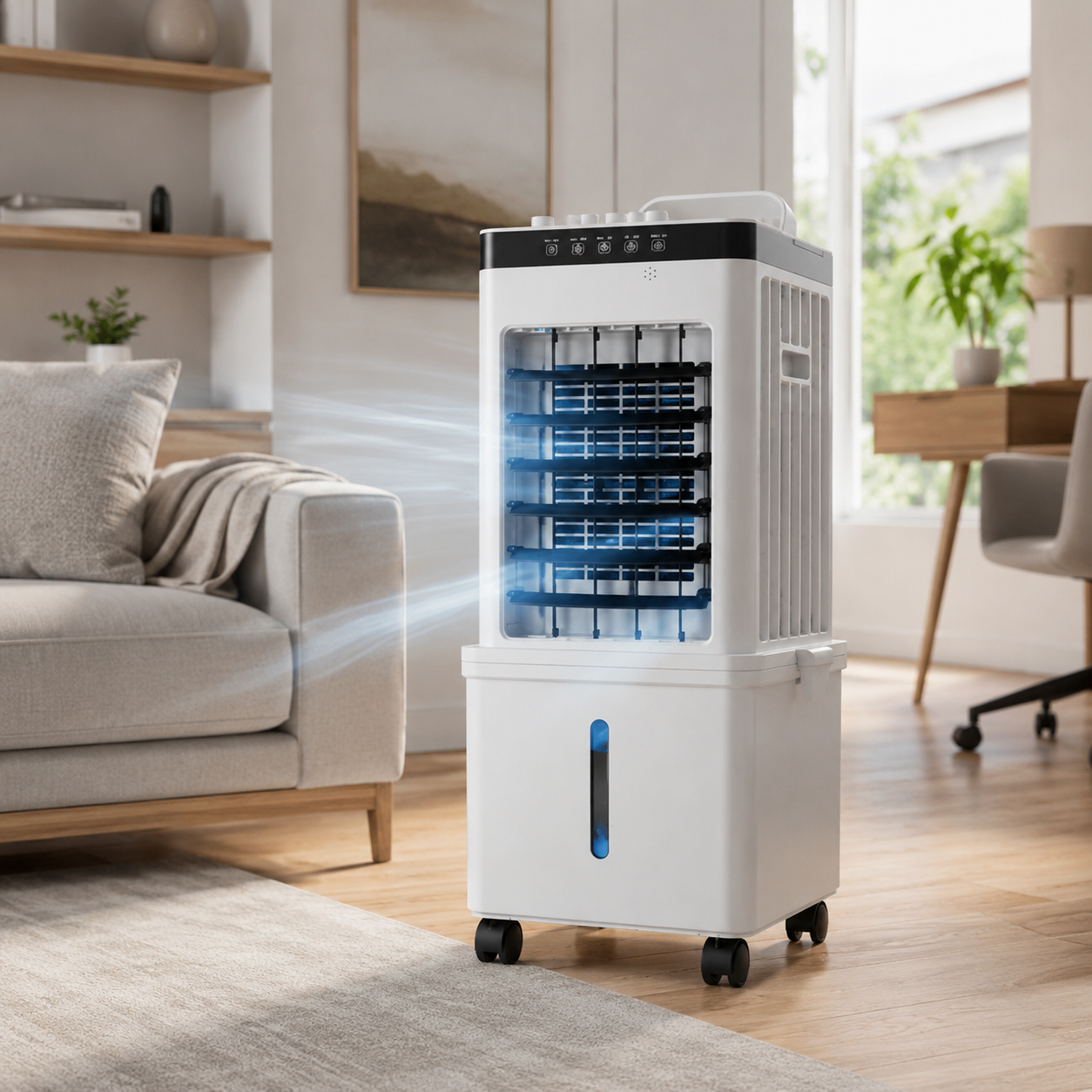 Climatizador de Ar Móvel 3 em 1 com Controle Remoto