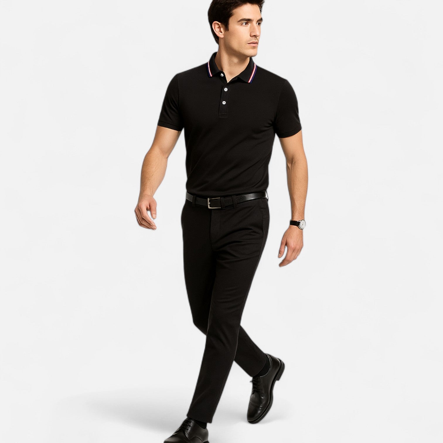 Velclairemode| Men's Summer Casual Polo Shirt - Breathable and Absolute Comfort