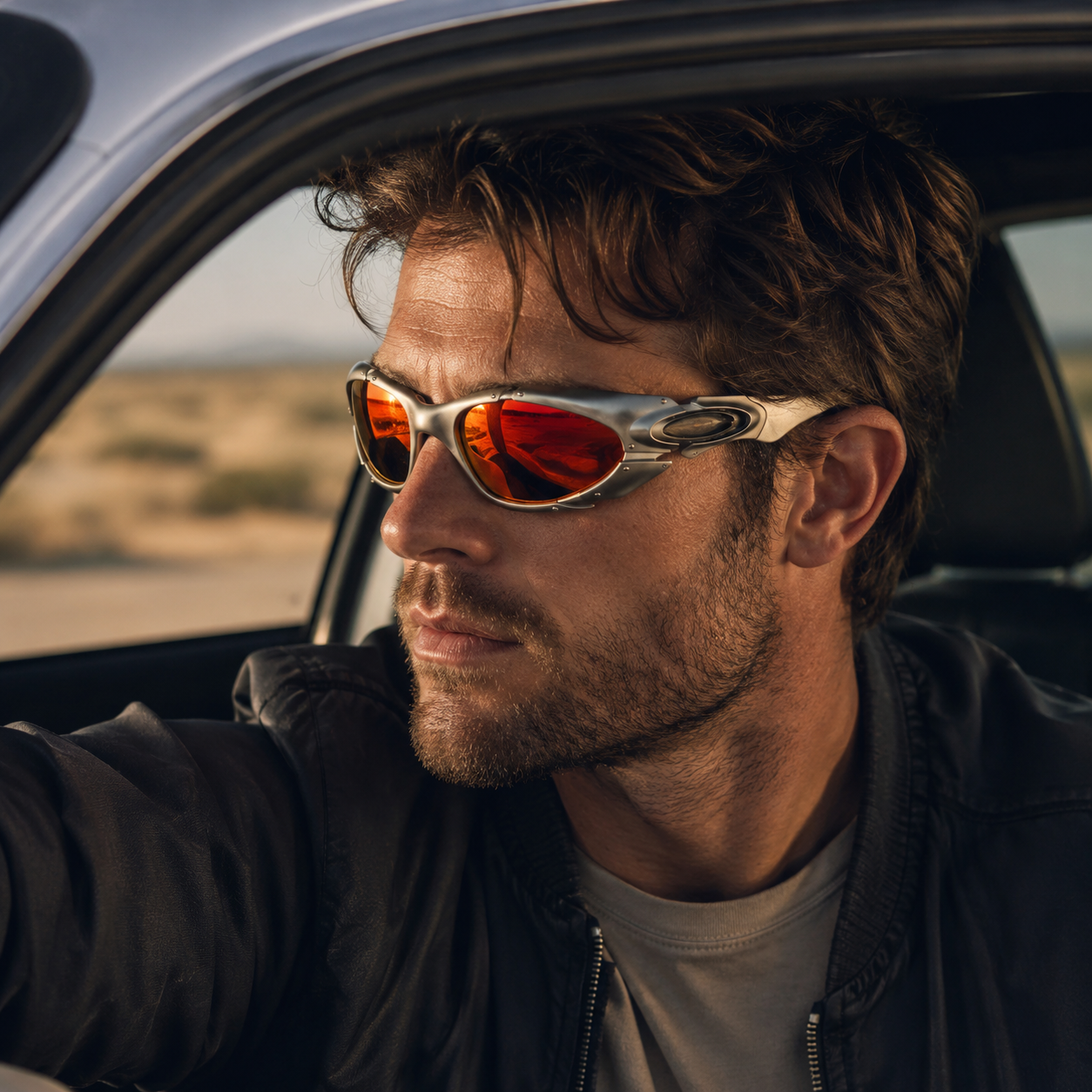 Gafas de sol deportivas polarizadas con lentes reflectantes y protección UV400