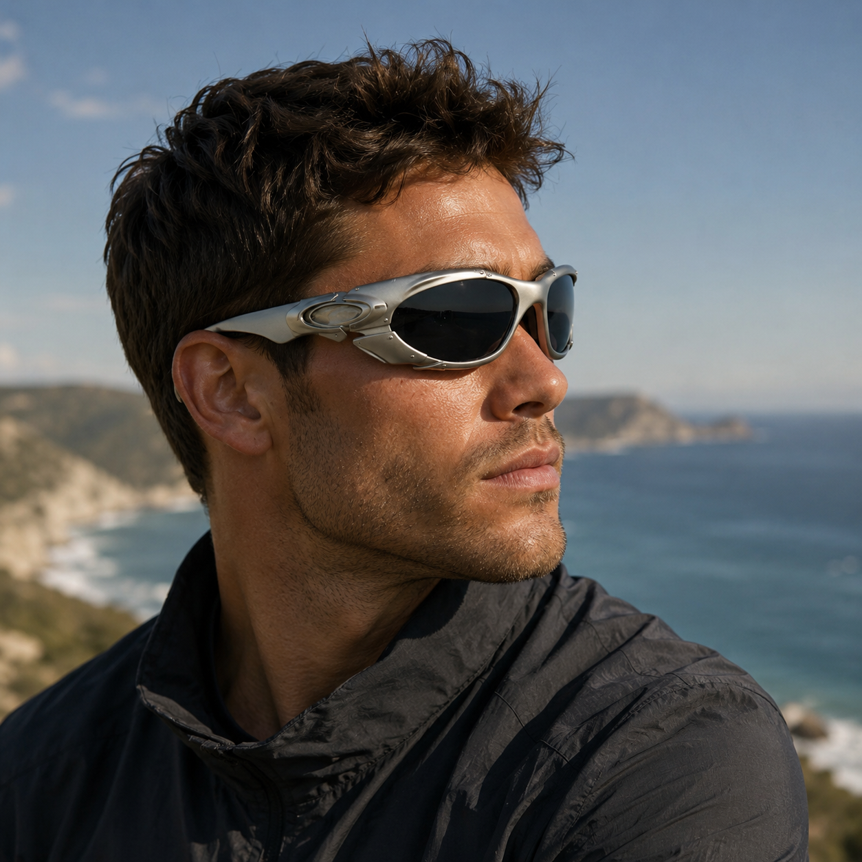 Gafas de sol deportivas polarizadas con lentes reflectantes y protección UV400