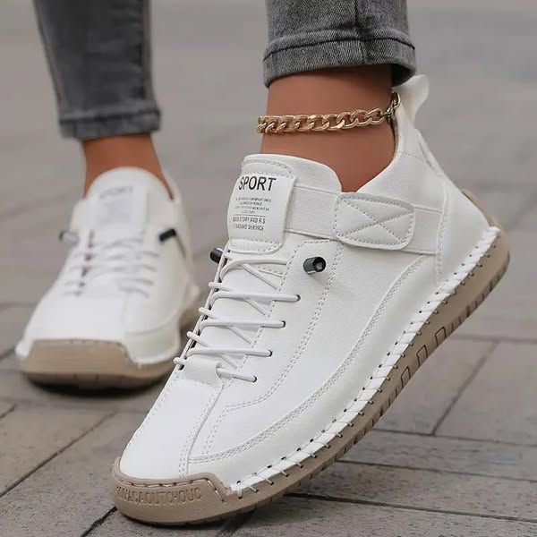 Sneakers donna — tomaia testurizzata e suola ammortizzata — quotidiano