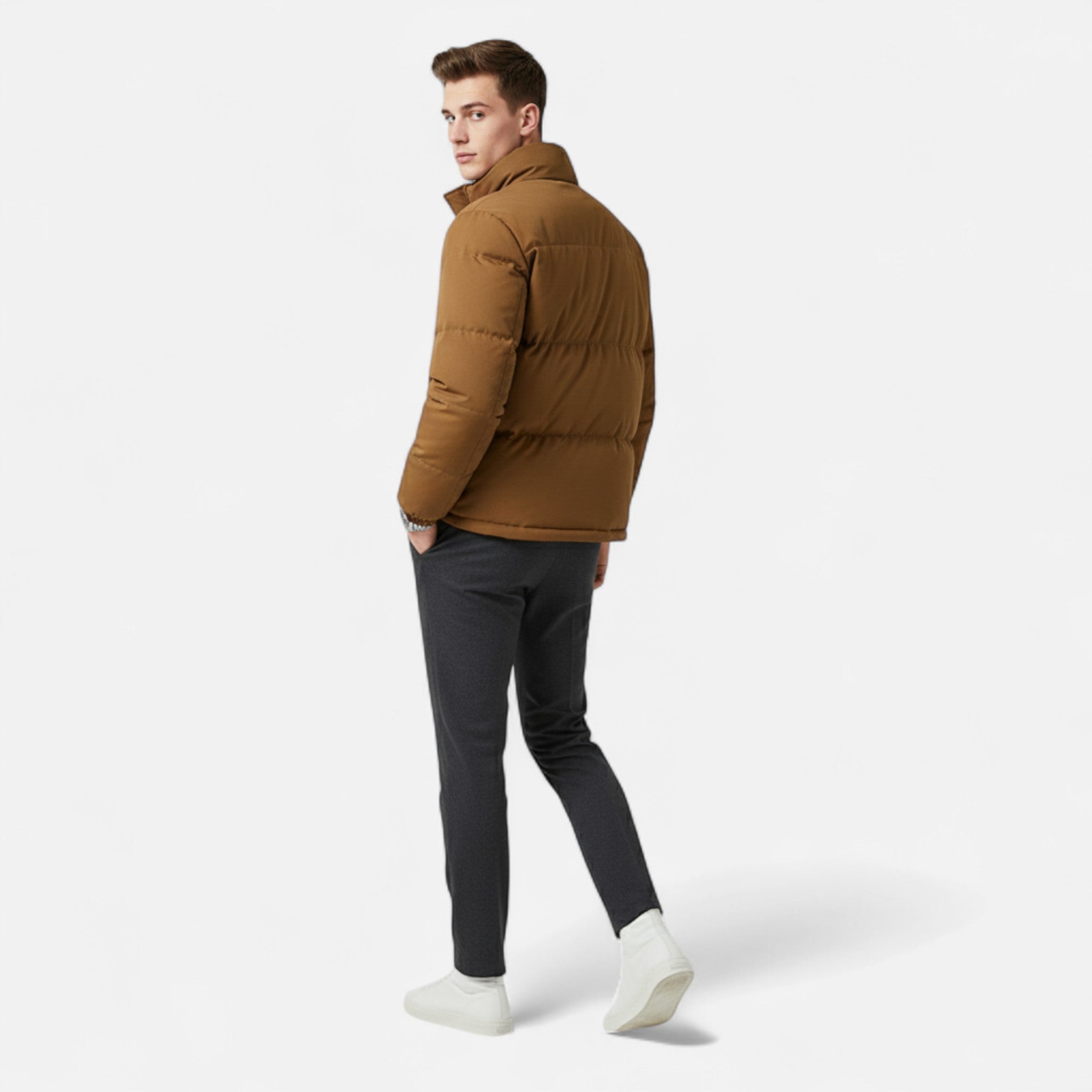 Velclairemode | Men's Waterproof Winter Parka with Hood