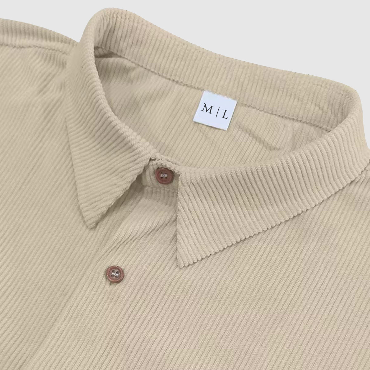 Chemise cargo pour hommes en velours côtelé à manches courtes et poches