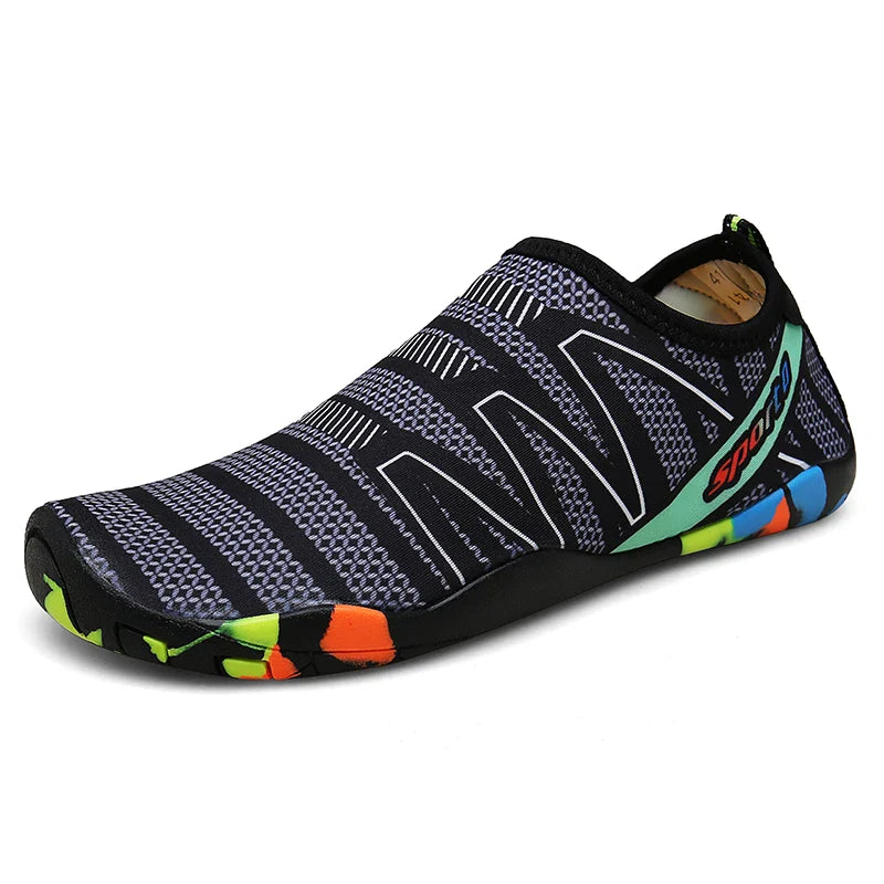 Chaussures d'eau unisexes | tissu séchage rapide | modèle piscine plage