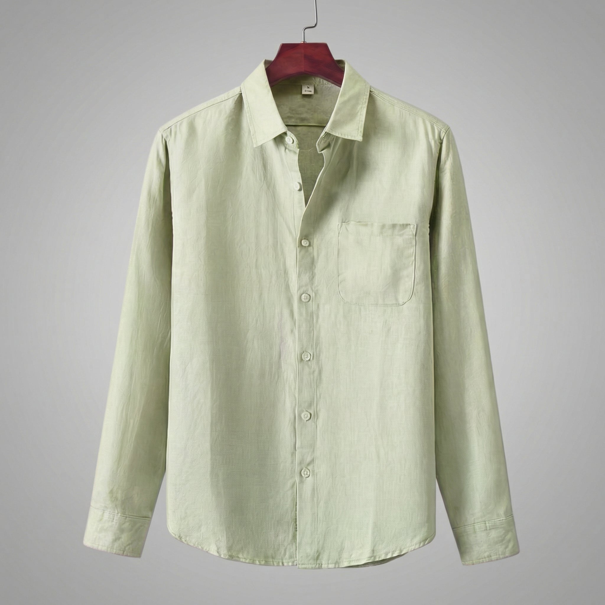 Men's linen shirt | long sleeve top