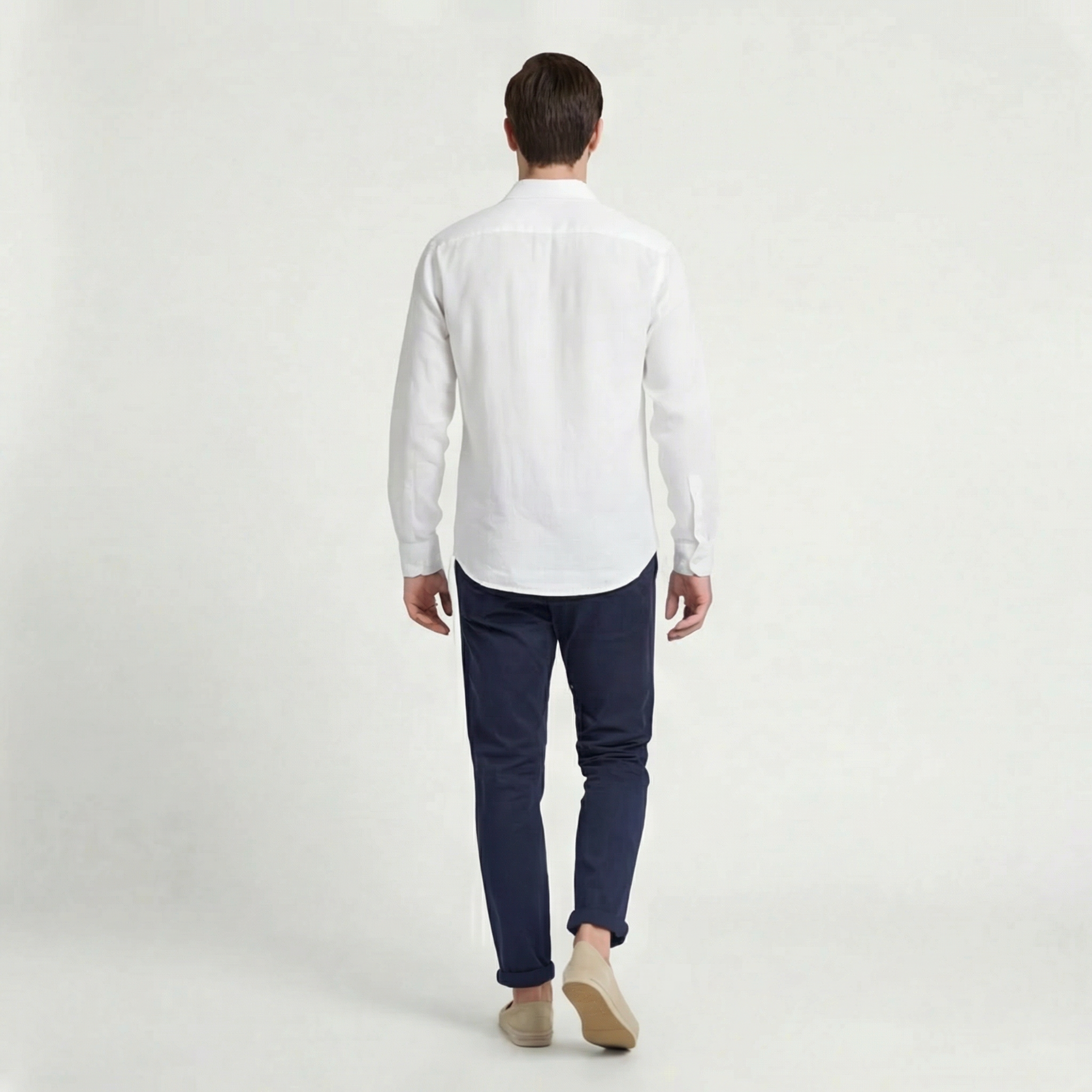 Men's linen shirt | long sleeve top