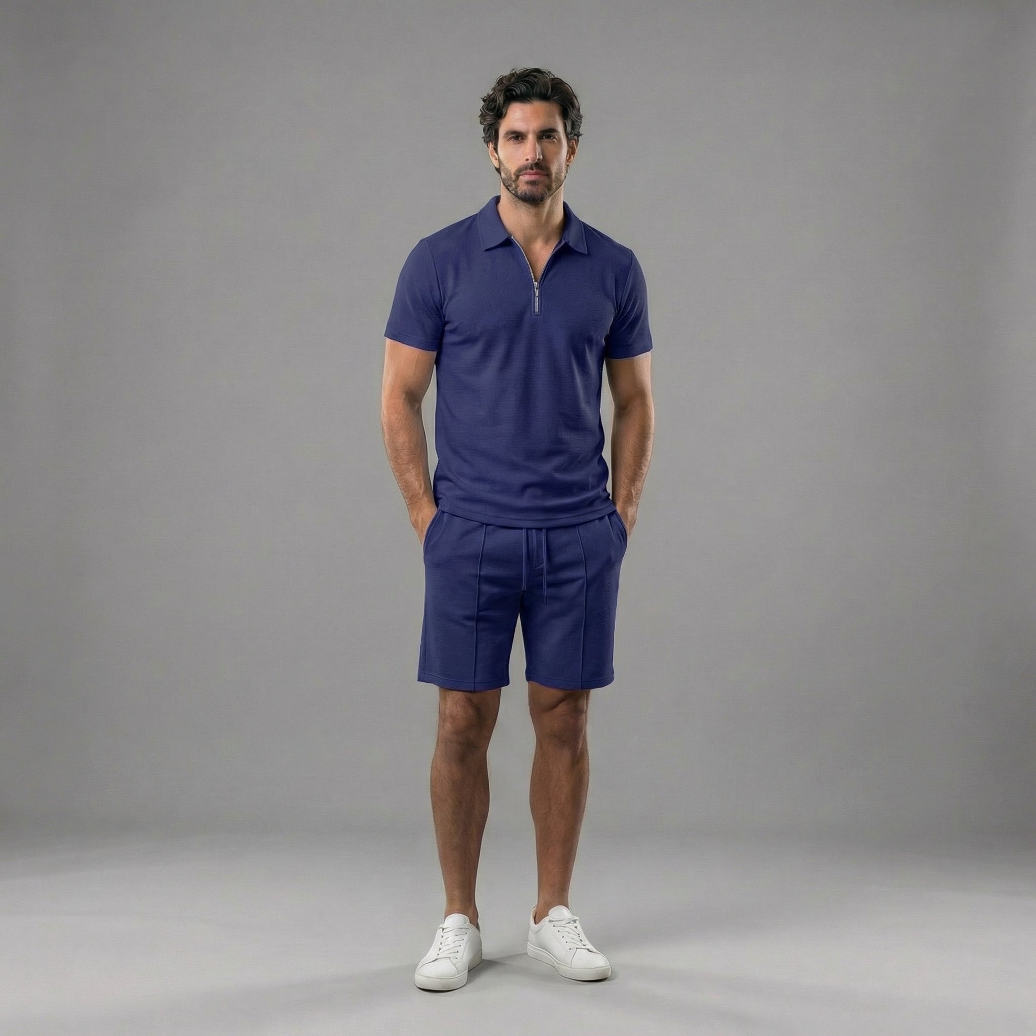 Polo a šortky set | ležérní bavlna