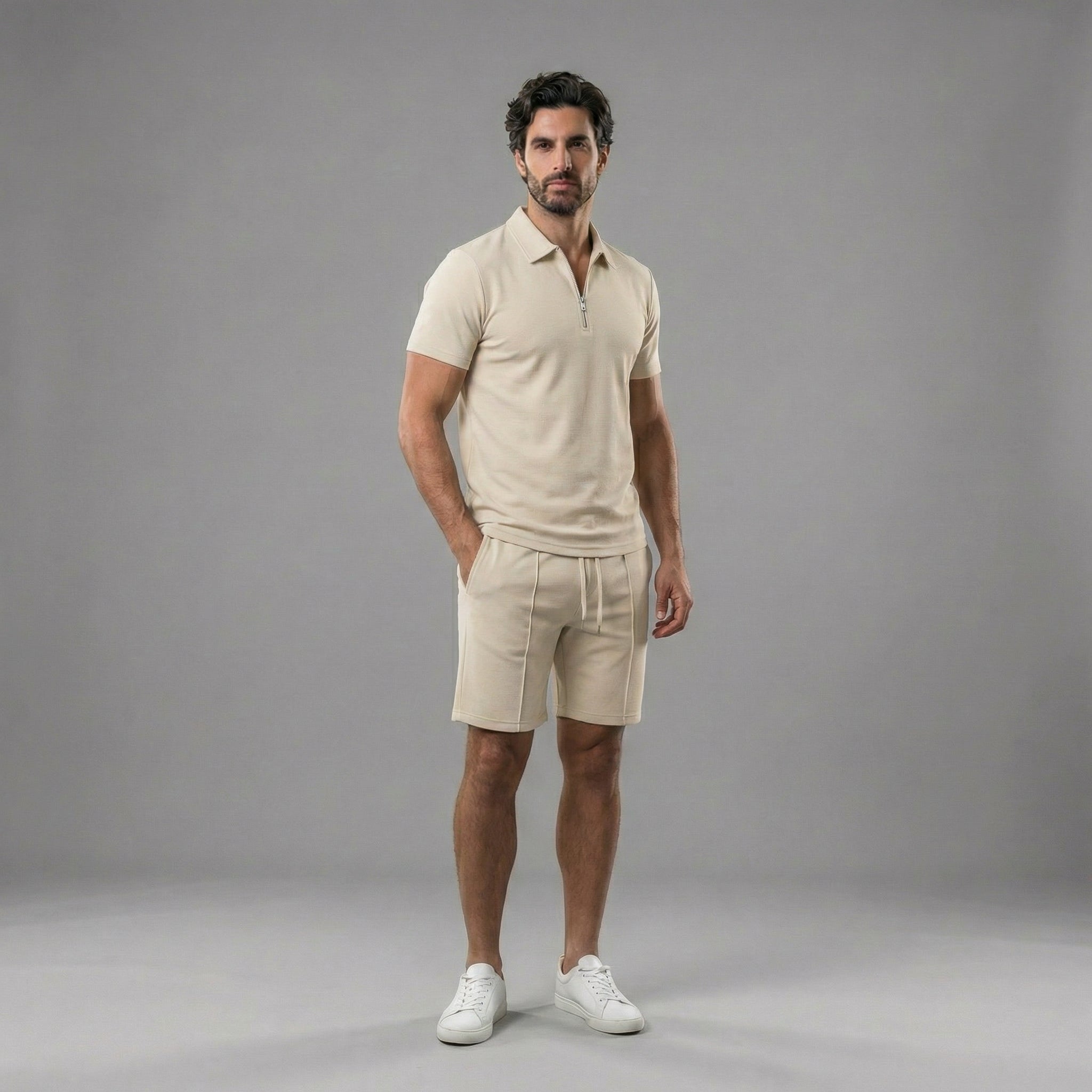 Polo a šortky set | ležérní bavlna