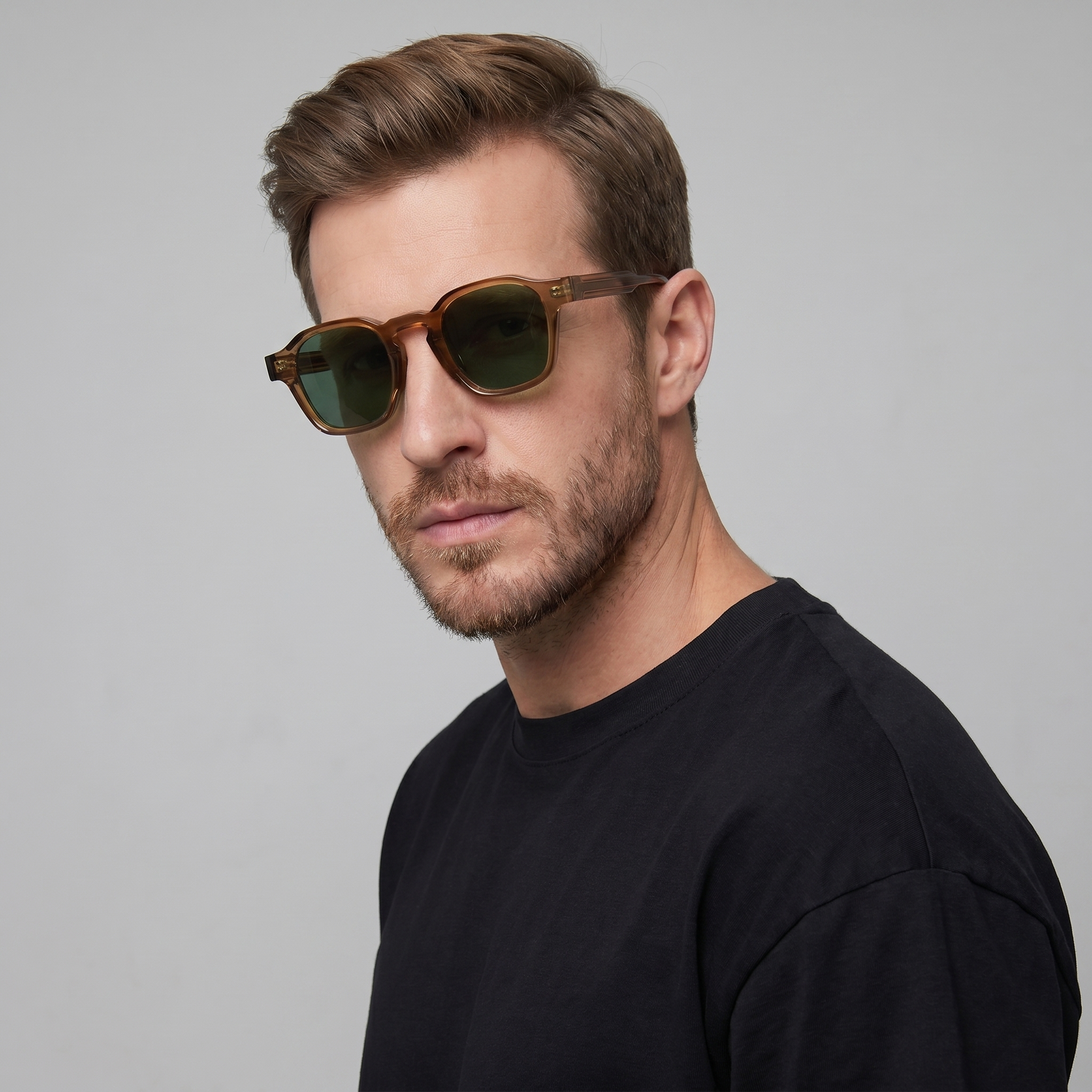 Gafas de sol para hombre | montura cuadrada verano