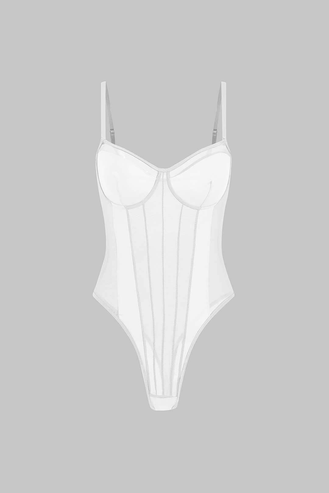 Body pour Femmes avec Empiècements en Résille et Détails en Patchwork