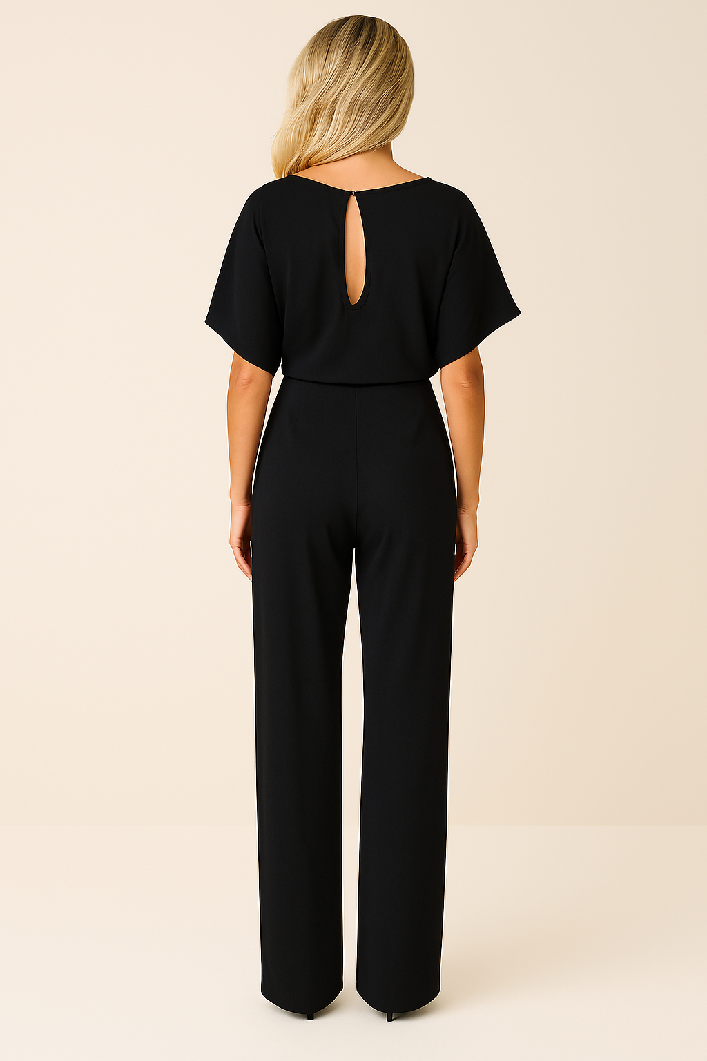 Salopetă Pantalon Chic Noor Stil Simplu și Siluetă Subțire