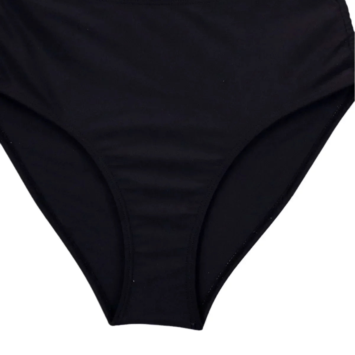 Tankini plážové oblečení s vysokým pasem, horní díl s ramínky a nastavitelnými stranami