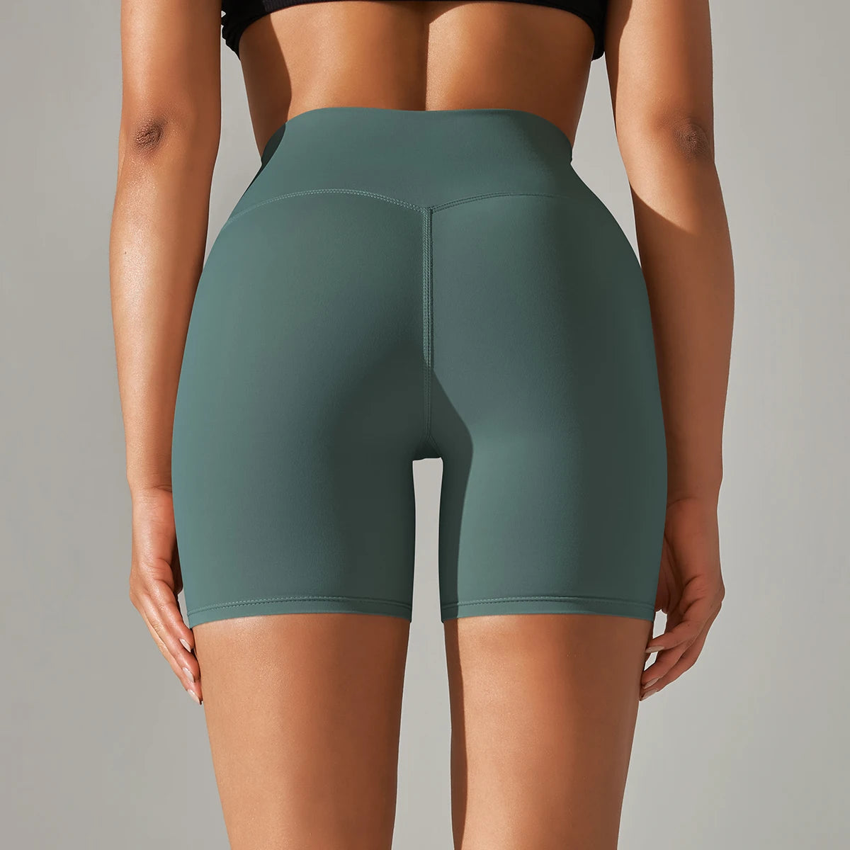 Shorts deportivos para mujer de talle alto