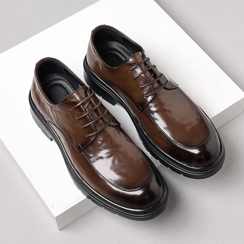 Chaussures Oxford en Cuir PU Imperméables avec Semelle Antidérapante pour Homme