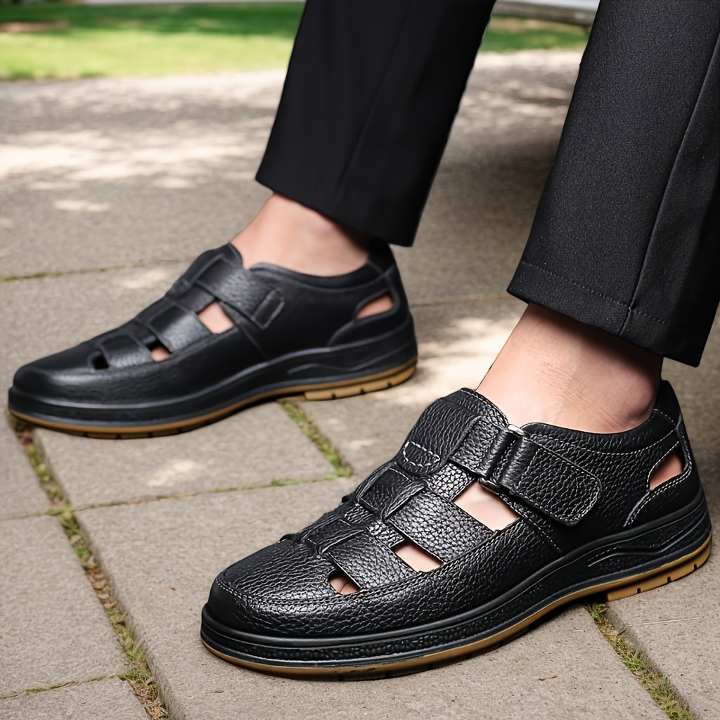 Men's suede leather moccasins, casual style