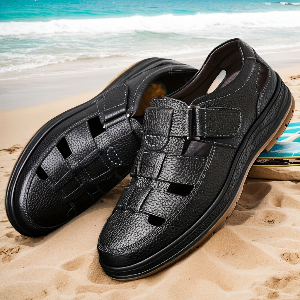 Men's suede leather moccasins, casual style