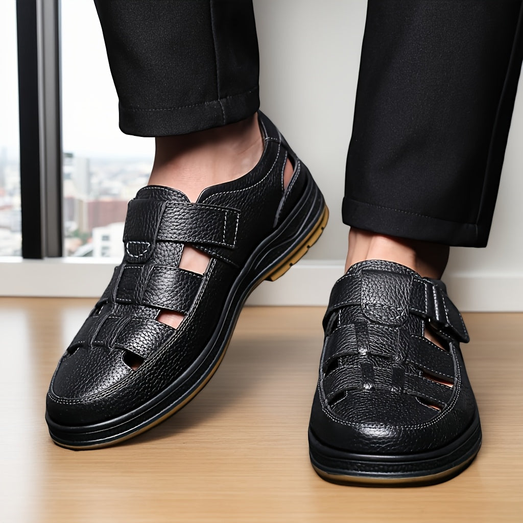 Men's suede leather moccasins, casual style