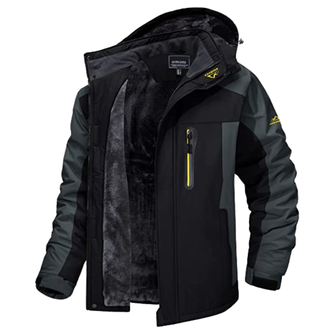 Pánská každodenní outdoorová bunda na zip, odolná proti chladu, pohodlný střih